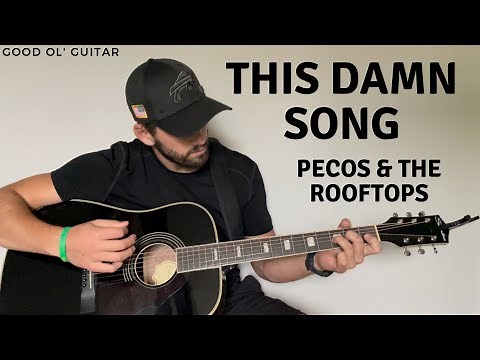 (SUPER QUICK & SIMPLE) This Damn Song Pecos & the Rooftops Guitar Lesson / Tutorial