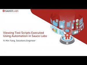 Viewing Test Scripts Executed Using Automation in Sauce Labs