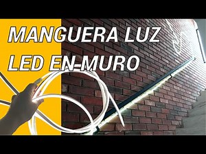 LUZ LED EN MURO COMO HACERLO