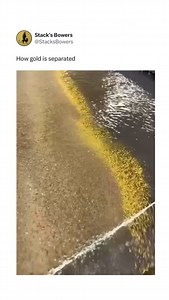 The magic before the mint. Watch as raw gold is separated from the earth — the first step in a journey that’s fueled empires, fortunes, and dreams for centuries. | Stack's Bowers