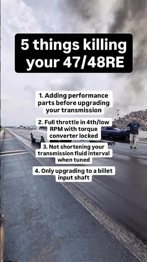 5 Things killing your 47/48RE