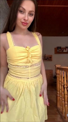 Sophia’s Transparent Cleaning Routine 🧽 | Sheer Dress & Barefoot ASMR