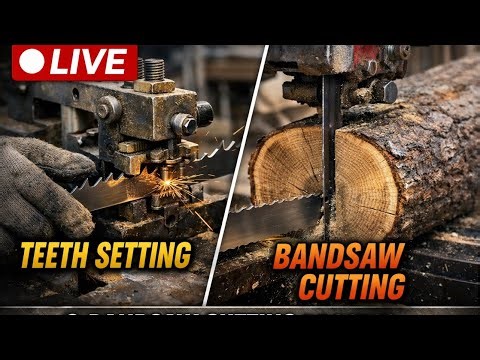 Perfect teeth setting before heavy wood cutting