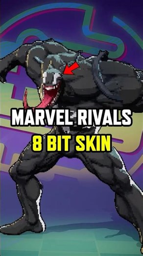 NEW 8 BIT VENOM SKIN IS SO COOL IN MARVEL RIVALS😭😭😭