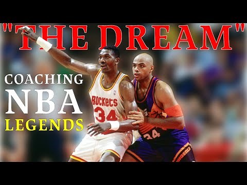 Hakeem Olajuwon Teaching Post Moves to NBA Legends! 🏀🔥