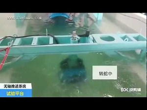 Rim Drive propulsion system for catamaran ， electric boat.