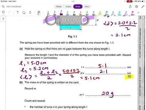 2022 O Level Physics Practical Q1 Walkthrough