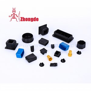 [Hot Item] Zhongde Customized Colorful Molding Square Pipes Cap / End Plugs / Plastic End Caps for Steel Tube