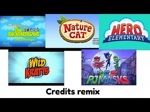 Backyardigans, Nature Cat, PJ Masks, Wild Kratts, and Hero Elementary credits remix