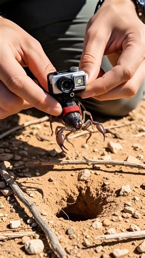 Secret Life of a Scorpion 🦂 Micro Camera POV #wildlife #epoxyfloor #epoxyfloor #epoxycountertops