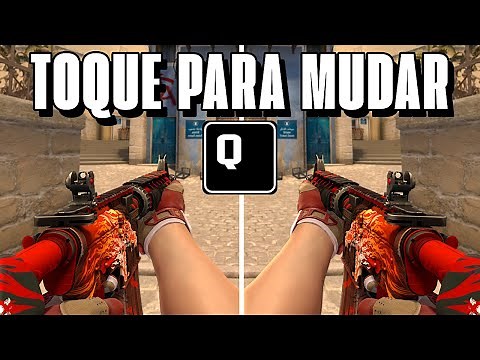 COMO MUDAR A ARMA DE MÃO NO CSGO - COMANDO E BIND (2023)
