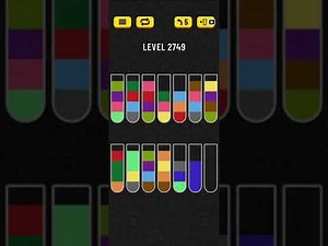 Water sort puzzle level 2749