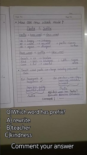 Prefix & Suffix Made Easy | Learn Word Formation in English GrammarDescription
