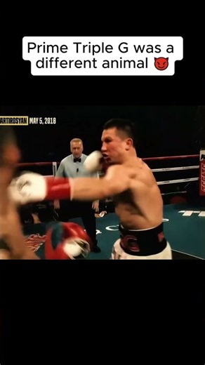 Prime Triple G was a different animal 😈 #boxing