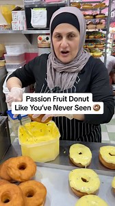 113K views · 673 reactions | Passion Fruit Donut like you’ve never seen  #desserts #sweet #donuts #fruitdonut | L.A Donuts | Facebook