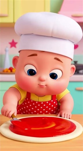 Wait for the Final Pizza! 🍕😍 #Shorts #KidsCooking