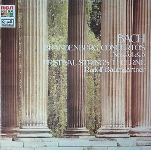Bach, Festival Strings Lucerne, Rudolf Baumgartner - Brandenburg Concertos Nos. 3, 4 & 5