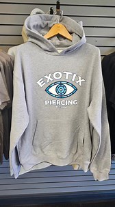 The temperatures beginning to drop outside略 Bundle up with our brand new Exotix crew neck sweatshirts and hoodies. All unisex sizes S-3XL | Exotix Body Piercing Studio, Brick, N.J. | Facebook