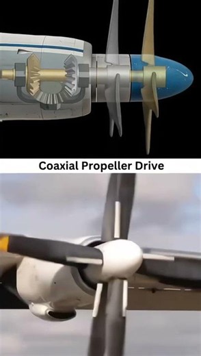 How Coaxial Propellers Work! ⚙️✈️​The Contra-Rotating Propeller Mystery Solved! 🤔​