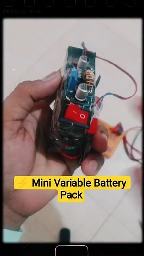 🔋 Mini Variable Battery Pack | DIY Portable Power 142713 edit
