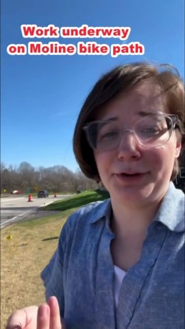 Work started on Moline bike path