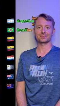 Country names & nationalities ⚽ CONMEBOL+ | 🇬🇧 Pronunciation