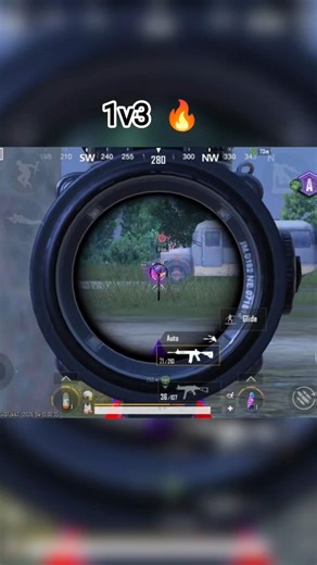 1v3 🔥 #bgmi