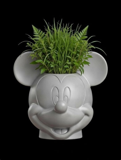 Mickey Mouse Flower Pot 3D Model STL - Etsy