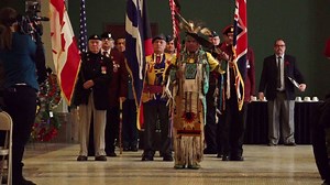 In November, as #CanadaRemembers, we also commemorate Aboriginal Veterans Day Every year on November 8th, members from 17 Wing Winnipeg attend the Aboriginal Veteran’s Day ceremony at the Neeginan Centre in downtown #Winnipeg. Canada’s Indigenous Veterans’ have a long and proud tradition of military service to our country, and we remember those Indigenous members who served and sacrificed for our freedom. #AboriginalVeteransDay #IndigenousVeterans #RCAF #RCAFProud #17Wing | Royal Canadian Air Fo