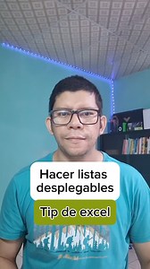 Listas desplegables en excel #smartphone #app #excel #exceltips #windows #word #tips #tutorial | raymon_acuna