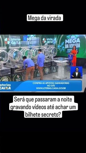 Strange error in the Mega-Sena da Virada lottery draw.