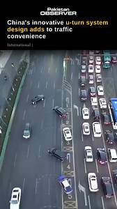 The city of Jinan in China has created a smart new U-turn system to help cars turn around more easily. Now, instead of stopping and waiting at traffic lights, drivers can use special ramps and bridges to change direction without slowing down other traffic. This new system makes the roads safer and cuts down on long waiting times. It also helps reduce air pollution because cars don’t have to keep their engines running while waiting. City planners say this idea helps traffic move faster and more s