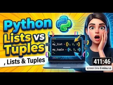 Python Lists vs Tuples Explained in 6 Minutes (Beginner Friendly)