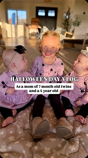 How many festive activities can we fit in one day?? The limit does not exist 👻🎃 The night ended on a sugar high and our first real belly laughs from Miss Remi, I am unwell 🥹🥰 #twinmama #momlife halloween #halloweenvlog #momvlog #twinmom #dailyvlog #halloweencostumeideas | Emily Tanner