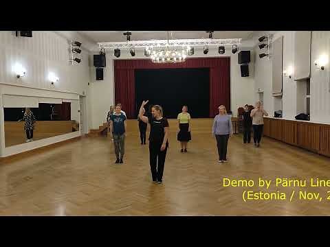 Right On Time line dance (short teach & demo)