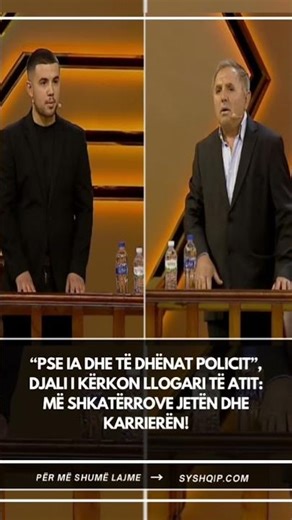 “Pse ia dhe të dhënat policit”, djali i kërkon llogari të atit: Më shkatërrove jetën dhe karrierën!
