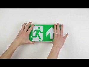 Previx escape route signalisation - Surface mounted wall
