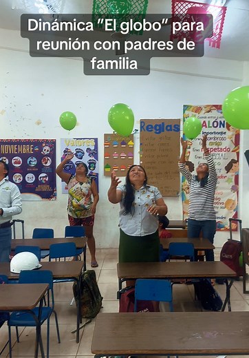 Dinámica con Globos para Padres de Familia