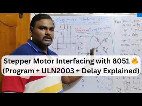 Stepper Motor Interfacing with 8051 🔥 (Program + ULN2003 + Delay Explained)