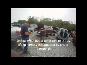 Corvair engine removal - Time Lapse