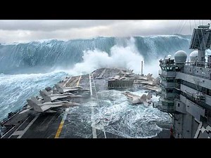 10 Aircraft Carriers CAUGHT in EXTREME Storms