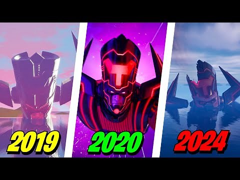Evolution of Galactus - Fortnite Chapter 1 to Chapter 5 Season 4