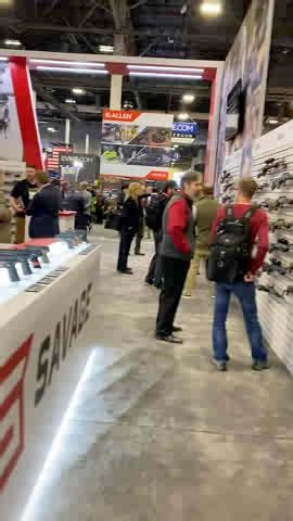 21K views · 442 reactions | POV: You're taking a quick stroll to check out all the cool stuff at the Savage booth at SHOT Show! P.S. you can see it all at https://savagearms.com/  | Savage Arms | Facebook