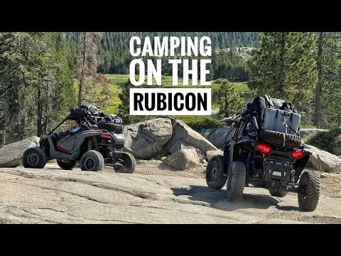 How to prepare for camping in a UTV on the Rubicon