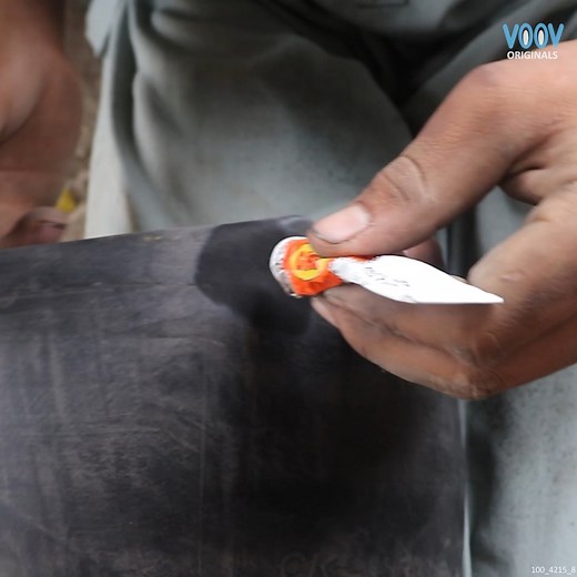 5.2K views · 26 reactions | Patching a Hole in a TRACTOR Tire | Voov Auto Repair | Facebook