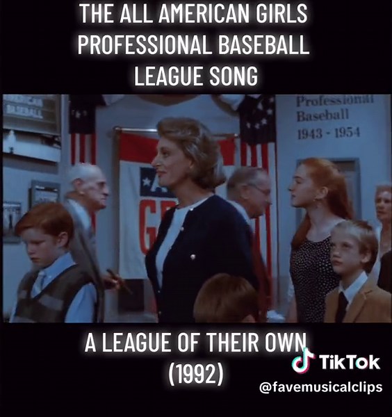 The All American Girls Professional Baseball League Song - 1992 Classic Musical Performance