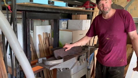 Very old jointer restoration