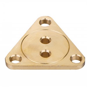 [Hot Item] Triangle Brass Electric Brass Machining Parts, Brass Fitting, Plumbing Pipe Fittings