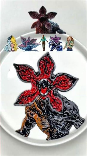 Painting Stranger Things Characters｜Color Mixing Process🎨(Part1)#strangerthings #artist #art