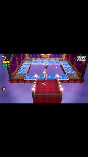 World 1-5 Switch Scramble Circus Green Stars & Stamp - Super Mario 3D World